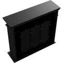 Camino a Bioetanolo da Pavimento 95x28x87 cm Flig San Jose Light Nero