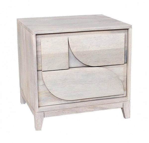 online Comodino 2 Cassetti 47x40x46 cm Archita in Legno