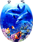 Copriwater Universale 5,5x45x38 cm in MDF Delfino