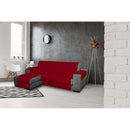 Copridivano Trapuntato in Microfibra con Penisola Sinistra Bordeaux