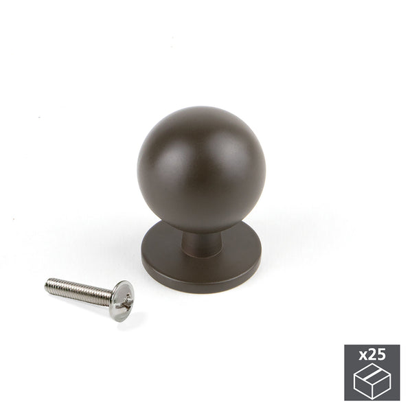 Pomolo per Mobile 20 mm Zama Colore Moka 25 Pezzi Emuca acquista