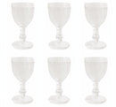 Set 6 Calici Ø8,2x16,5 cm in Vetro Villa d'Este Home Tivoli Diamond Trasparente