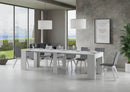 Consolle Allungabile 90-307x49x78 cm in Nobilitato Bianco