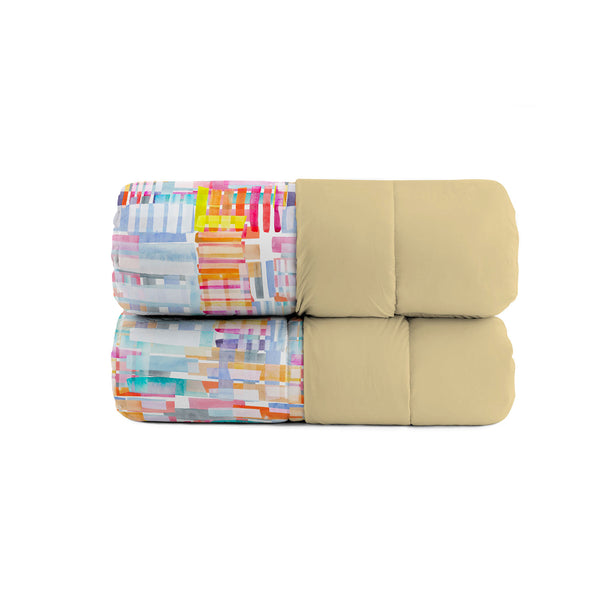 Trapunta Invernale Stampata in Microfibra 200gr Double Face Francis Varie Misure sconto