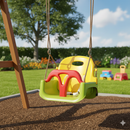 Altalena per Bambini 9-36 Mesi 42x33x120-180 cm in PP e PE con Corda