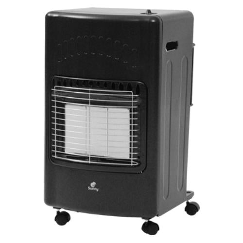 prezzo Stufa a Gas Gpl Nera da Interno Infrarossi Alloggio Bombola 15Kg