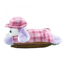 Borsa Acqua Calda Elettrica Ricaricabile Scaldamani Cane a Peluche Lilla