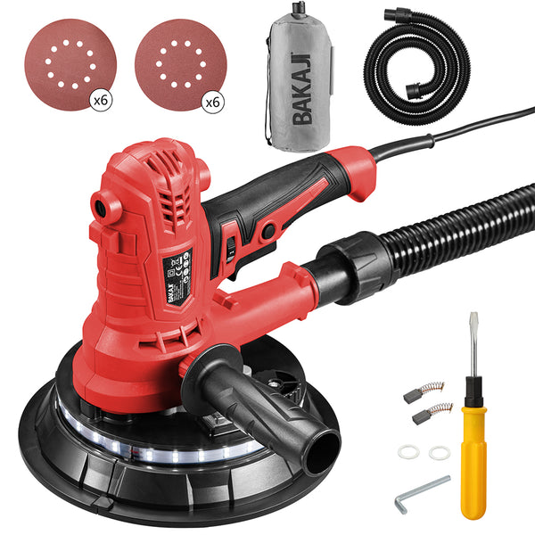 Levigatrice per Muro e Soffitto 900W Pieghevole Aspirazione Automatica con Sacchetto e Luce LED online