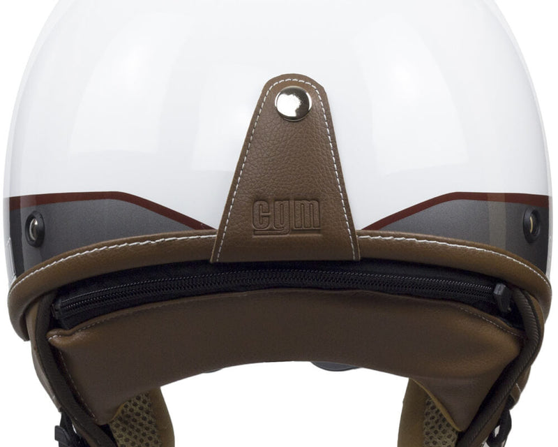 Casco Demi-Jet per Scooter CGM Granada 105G Bianco Varie Misure