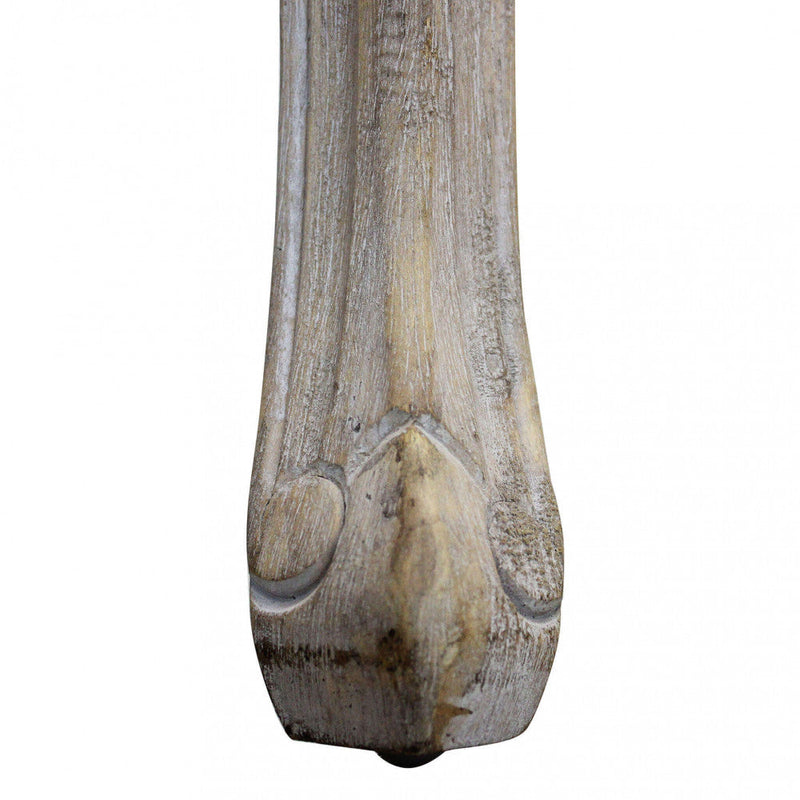 Poltrona Coreen in Tessuto 61x61x71 h cm in Legno Beige