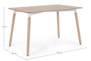 Tavolo Rettangolare Fisso 120x80x74 cm David in Legno