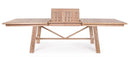Tavolo Allungabile da Giardino 220/300x100x77.5 cm in Legno Teak Maryland Natural