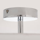 Lampadario Moderno Ø30x17,5 cm G9 40W Paralume in Tessuto Bianco