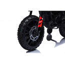 Moto Elettrica per Bambini Aprilia RX-125 Small 12V Cross Sedili In Pelle Luci Led Bluetooth Sospensioni a Molla Rosso