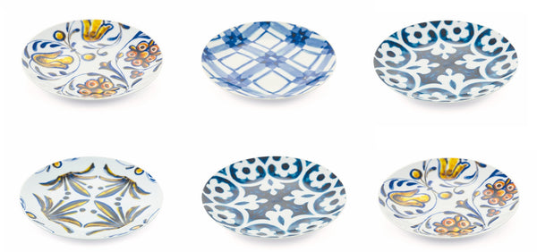 Set 6 Piatti Frutta Ø19x2 cm in Porcellana Villa d'Este Home Tivoli Portogallo acquista