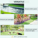 Rete di Recinzione 25m H1,7m in Acciaio e PVC Verde