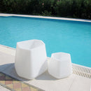 Vaso Luminoso da Giardino a LED 49x40x95 cm in Resina 5W Magnolia Bianco Neutro