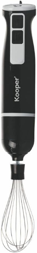 Robot da Cucina 3 in 1 Frullatore Tritatutto Sbattitore 600W Kooper MyChef Nero