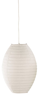 Lampada a Sospensione da Interno Attacco E27 in Carta Bianco