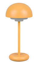 Lampada da Tavolo da Esterno a LED in Plastica Giallo Brillante