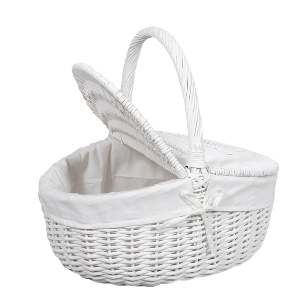 prezzo Cestino in Vimini con Manico Larghezza 45 cm