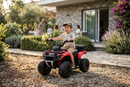 Quad Elettrico per Bambini Safari 6V con Bauletto Posteriore Rosso