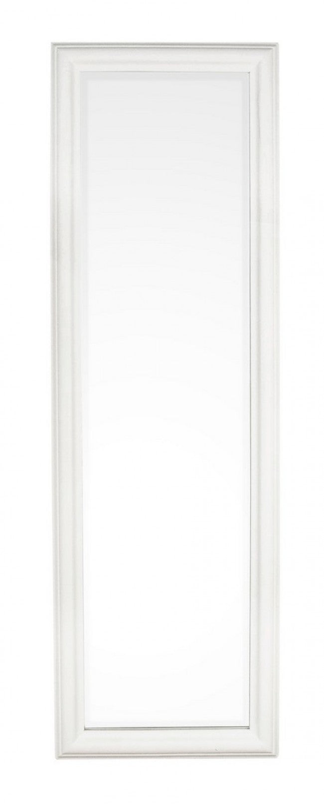 Specchio Sanzio con Cornice Bianco 42x132 in Legno