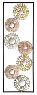 Pannello Gliss 31x2,5x90 cm in Ferro Oro e Rame