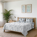 Set Lenzuola Infinity Sopra Sotto e Federe in Poliestere Ginko White  
