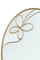 Specchio Oro Butterfly Line 66x3x90 cm in Ferro e MDF Oro