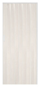 Porta a Soffietto da Interno 214x82 cm in PVC Chiusura Magnetica Bianco Venato