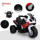 Moto Elettrica per Bambini 6V con Licenza BMW S1000RR Rossa