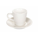 Set 6 Tazzine da Caffè con Piattino e Stand Ø6x6 cm in Gres VdE Tivoli 1996 Shades of stone