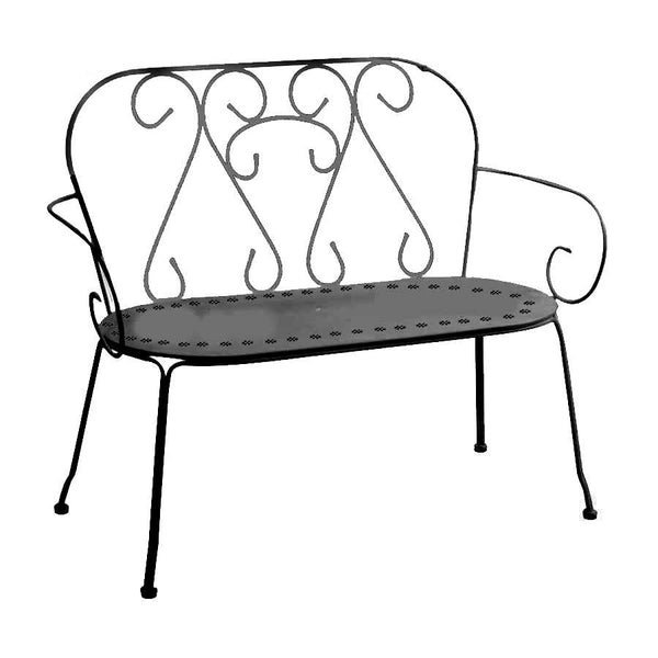 prezzo Panchina da Giardino 105x48xh88 cm in Metallo New Old Antracite