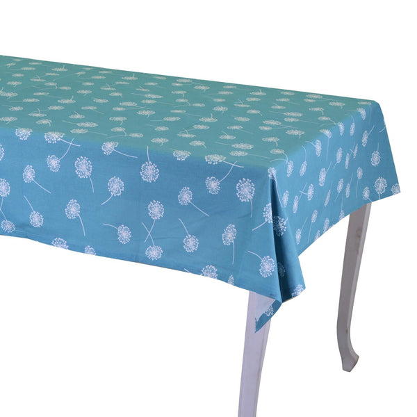 acquista Tovaglia Rettangolare 140x240 cm in Cotone 180 GSM Tessuto Life Blu Petrolio