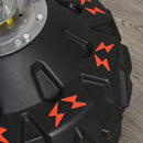 Sacco Boxe Kickboxing da Terra Ø60x180 cm  Nero e Rosso