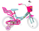 Bicicletta per Bambina 14" 2 Freni  Lol Verde Marine e Rosa