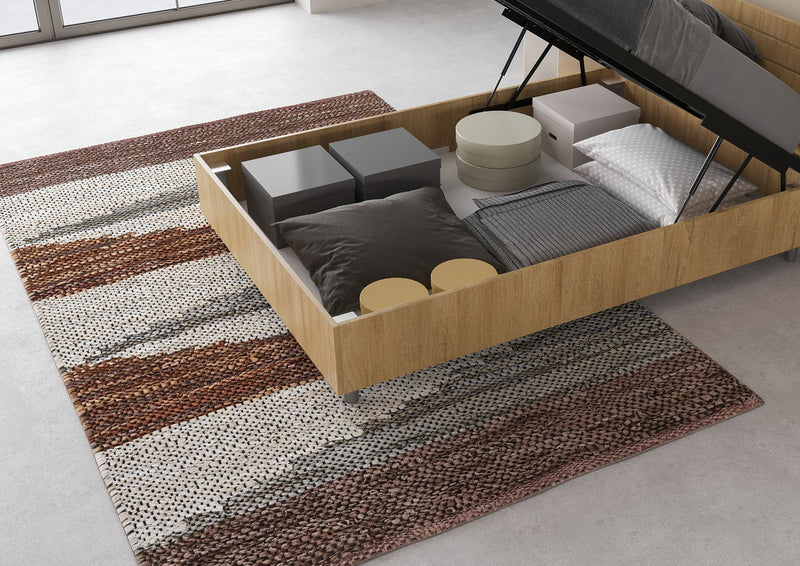 Letto 1 Piazza e Mezzo Nuamo Quercia Natura Varie Misure