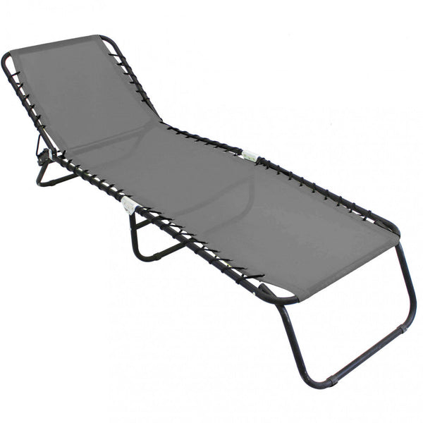 Lettino Prendisole da Giardino 186x59x25h cm in Textilene Vari Colori online