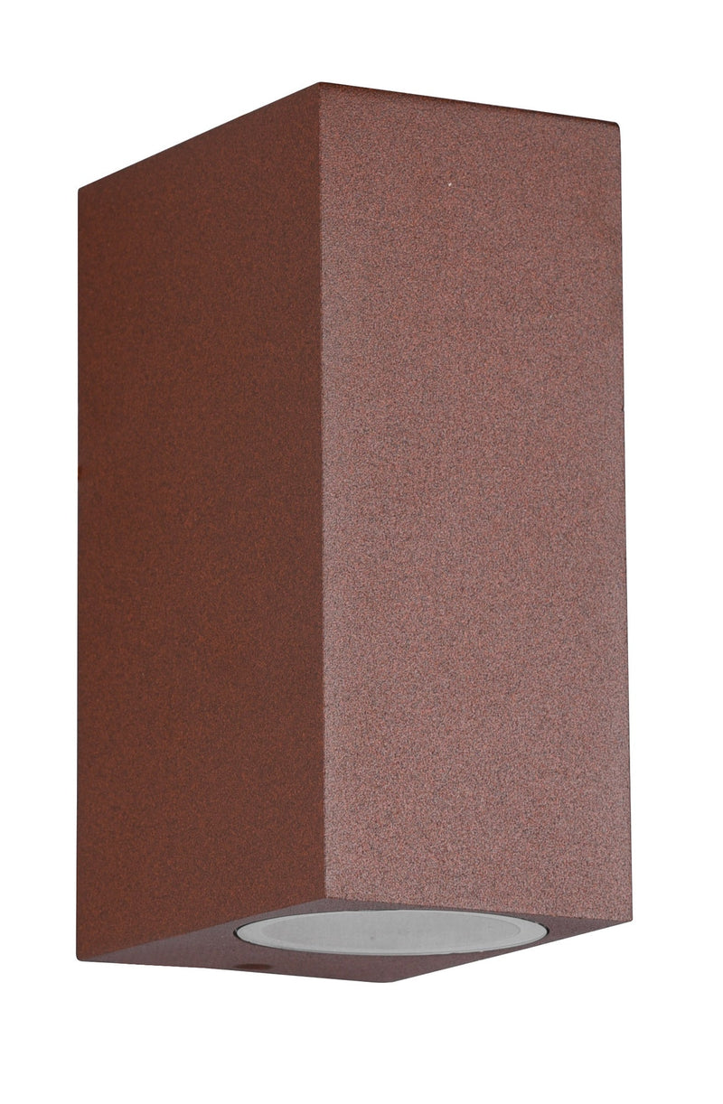 Applique da Esterno Attacco GU10 in Alluminio Pressofuso Ruggine