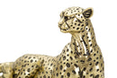 Statua Leopardo Points Sdraiato 27,3x10,3x13,9 cm in Poliresina