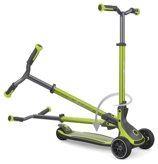 Monopattino 3 Ruote Telescopico e Ripiegabile Max 100 Kg Globber Ultimum Verde sconto