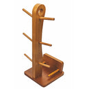 Set 6 Tazzine da Caffè con Piattino e Stand Ø6x6 cm in Gres VdE Tivoli 1996 Shades of chocolat