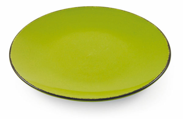 Set 6 Piatti Frutta Ø18,5x2 cm in Gres Villa d'Este Home Tivoli Baita Glazed Verdi prezzo