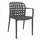 Sedia da Giardino Sharon 58x57,5x82,5 h cm in Polipropilene Grigio chiaro