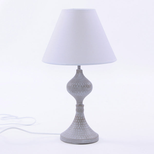 acquista Lampada da Tavolo Ø23xH41 cm in Metallo Grigio