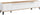 Mobile TV 2 Ante 2 Cassetti 200x40x47 cm Sunrise Bianco Lucido e Acero Pereira