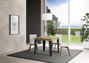 Tavolo Allungabile 90-246x90x77 cm Flame Quercia Naturale
