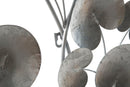 Pannello Albero della Vita Argento 87,5x3,5x88,5 cm in Ferro Argento