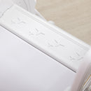 Scivolo per Bambini 18-36 Mesi 157x46.5x80 cm a Tema Spaziale con Scale Antiscivolo in PE e PP Grigio e Bianco   